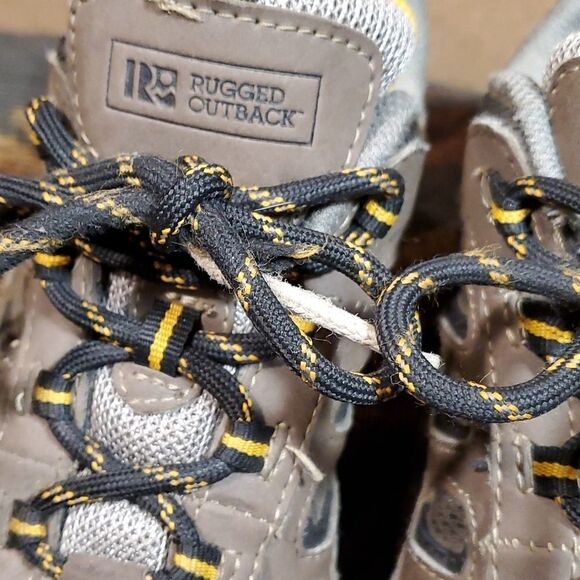 Boys Rugged Outback Excursion Low Hiker Boots - Picture 2 of 8